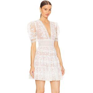 Bronx and Banco Color: Blanc Megan Mini Dress in Blanc
